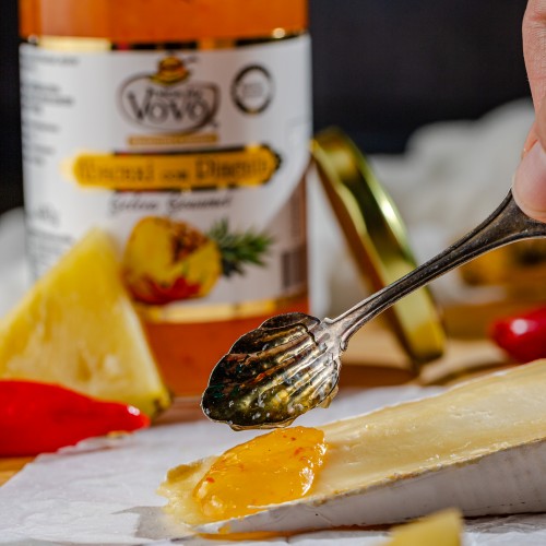 Geleia de Abacaxi com Pimenta