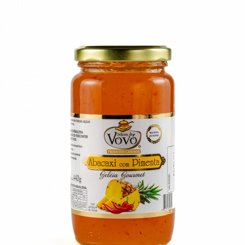 Geleia de Abacaxi com Pimenta
