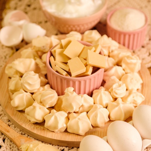 Merengue de chocolate branco